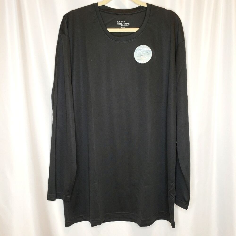 Moisture-Wicking Wrinkle Free Performance Long Sleeve Black 2XL NEW